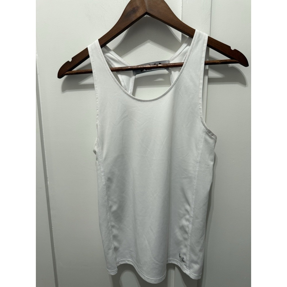 Under Armour Womens‎ XS Tech Tank Top Solid White